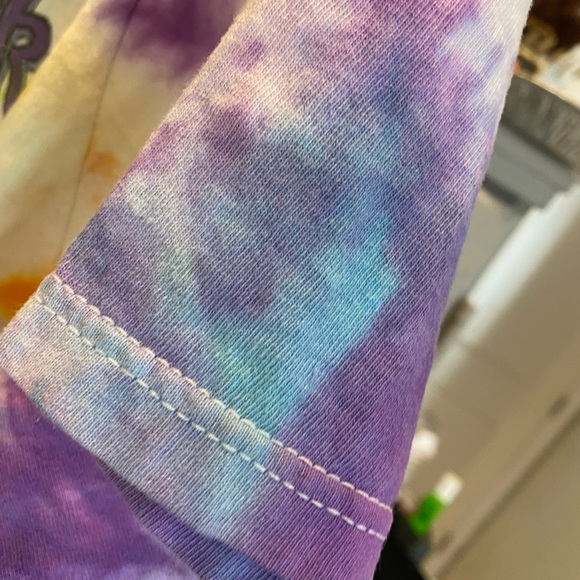 Unisex VINTAGE Hard Rock Cafe HOLLYWOOD tie dyed Small size made in USA/Jamaica - Picture 9 of 11